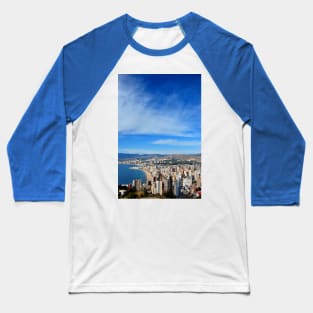 Benidorm Skyline Cityscape Costa Blanca Spain Baseball T-Shirt